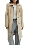 MANGO BELTED COTTON TRENCH COAT