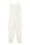 Mango Belted Romper In White