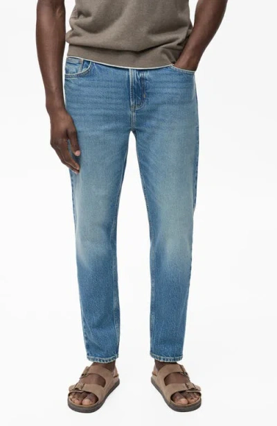 Mango Ben Tapered Jeans In Blue