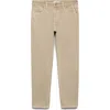Mango Ben Tapered Jeans In Beige