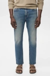 Mango Ben Tapered Jeans In Blue