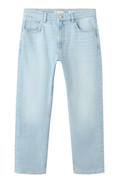 Mango Ben Tapered Jeans In Blue