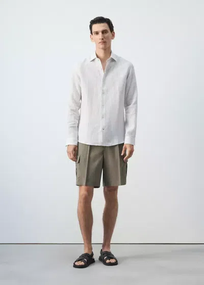 Mango Bermuda Coton Modal Cargo