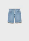Mango Kids' Bermuda Shorts Medium Blue