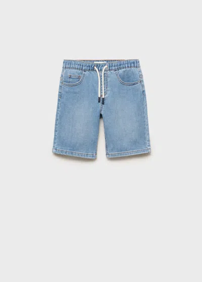 Mango Kids' Bermuda Shorts Medium Blue