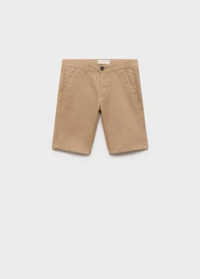 Mango Kids' Bermuda Shorts Beige