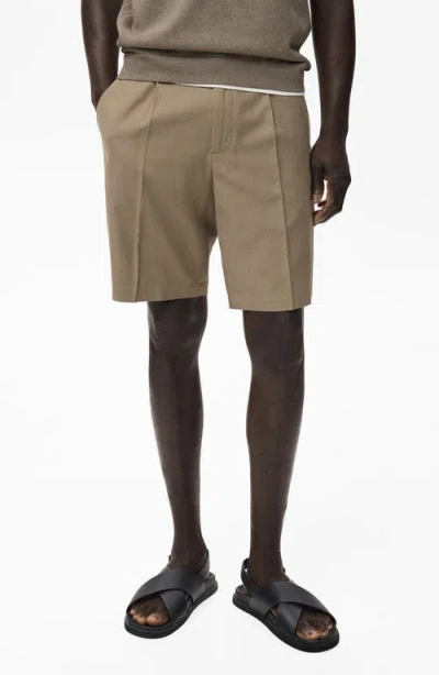 Mango Bermuda Shorts In Brown