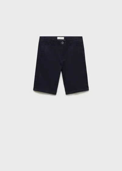 Mango Kids' Bermuda Shorts Dark Navy