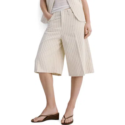 Mango Bermuda Shorts In Gray