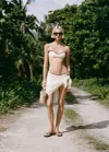 Mango Bikini Bottom With Contrast Trims White In Blanc