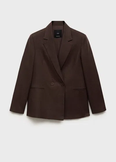 Mango Blazer Brown