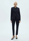 Mango Blazer Dark Navy