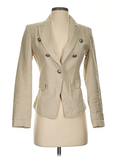 Pre-owned Mango Blazer Jacket In Tan