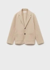 Mango Blazer Sable - Enfants - 5-6 Ans -  Kids In Sable