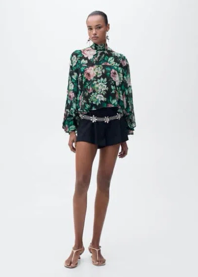 Mango Blouse Black