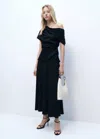 Mango Blouse Black In Black