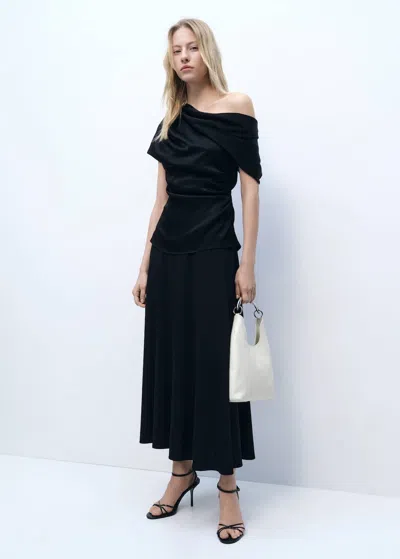 Mango Blouse Black