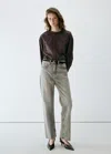 Mango Blouse Doris In Marron