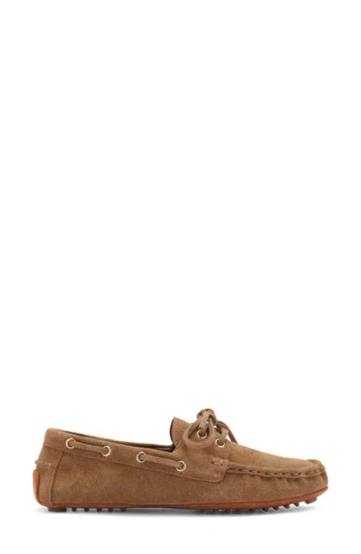Mango Boat Shoe In Medium Brown