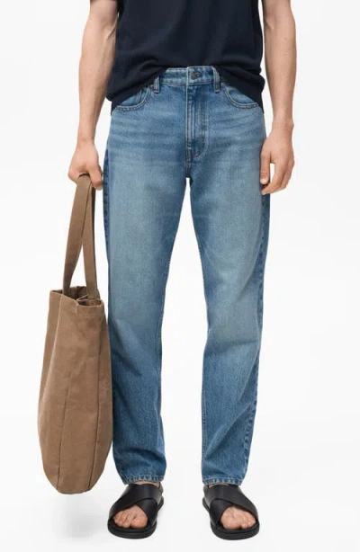 Mango Bob Regular Fit Jeans In Blue