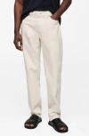 Mango Bob Straight Leg Jeans In Ecru
