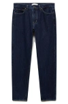 Mango Bob Straight Leg Jeans In Open Blue