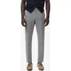 Mango Bologna Slim Fit Stretch Pants In Gray