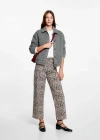 Mango Manteau In Gris