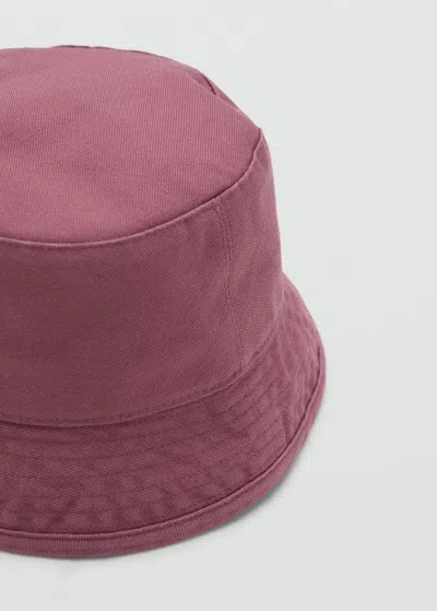 Mango Bonnet Seau Cerise - Enfants - 10-14 Ans -  Kids In Pink