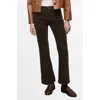Mango Bootcut Corduroy Pants In Brown