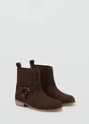 Mango Ankle Boots In Brown