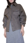 Mango Jacket Grey In Grey