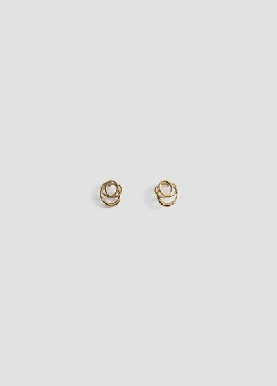 Mango Boucles D'oreilles Entrelacées