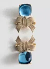 Mango Boucles D'oreilles Naud Combinées In Blue