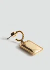 Mango Pendant-design Earrings Gold In Gold