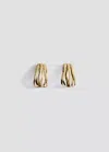 Mango Boucles D'oreilles Relief In Or