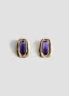Mango Boucles D'oreilles Relief Volume In Or