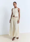 Mango Bow Back Vest Beige