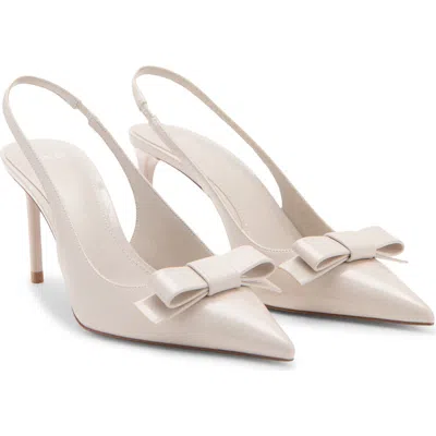 Mango Bow Pointed Toe Slingback Pump In Multi
