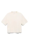 Mango Boxy Cotton Blend T-shirt In Neutral