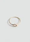 Mango Fine Rigid Bangle Gold In Gold