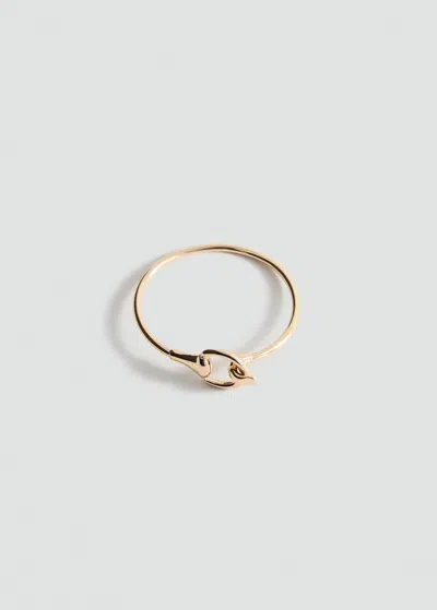 Mango Fine Rigid Bangle Gold