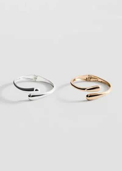 Mango Bracelet Fin Rigide In Or