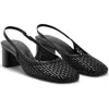 Mango Braided Slingback Pump In Multi