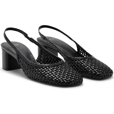 Mango Braided Slingback Pump In Multi