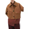 Mango Brava Jacket In Brown