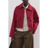 Mango Brava Jacket In Red