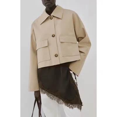 Mango Brava Jacket In Neutral