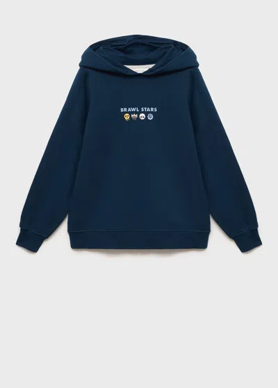 Mango Kids' Brawl Stars Sweatshirt Dark Navy