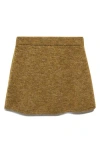 Mango Brushed Knit Miniskirt